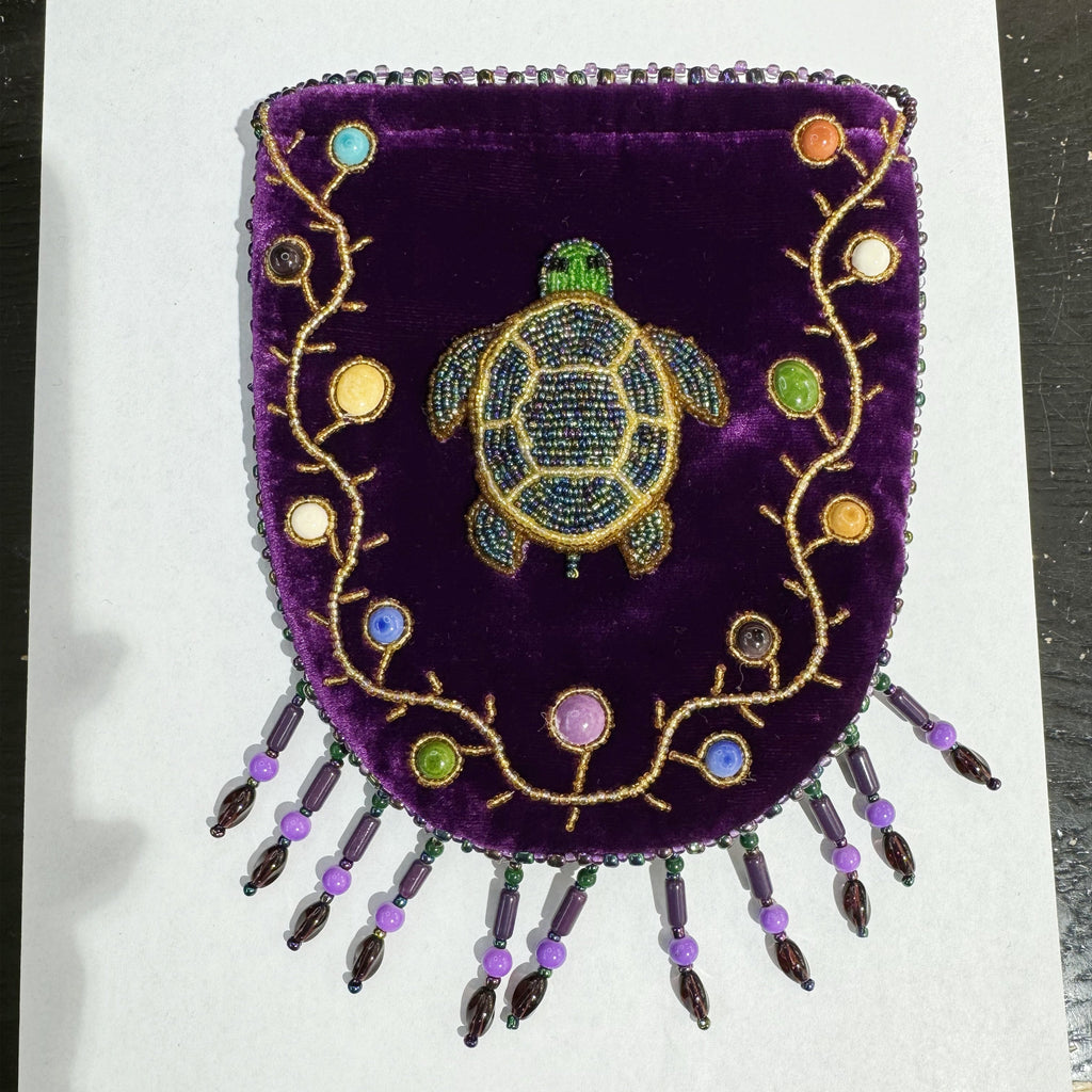 Turtle Pattern Velvet Crossbody MUG