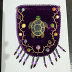 Turtle Pattern Velvet Crossbody MUG