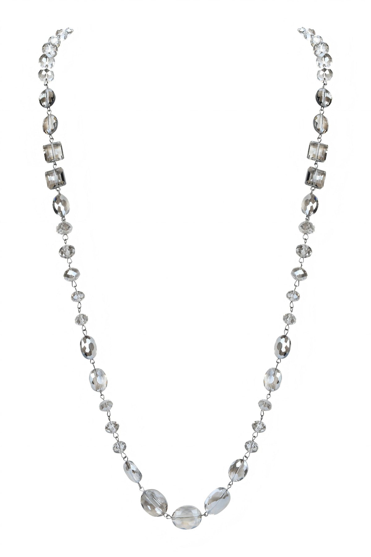Classic Chandelier Crystal Long Necklace N1130