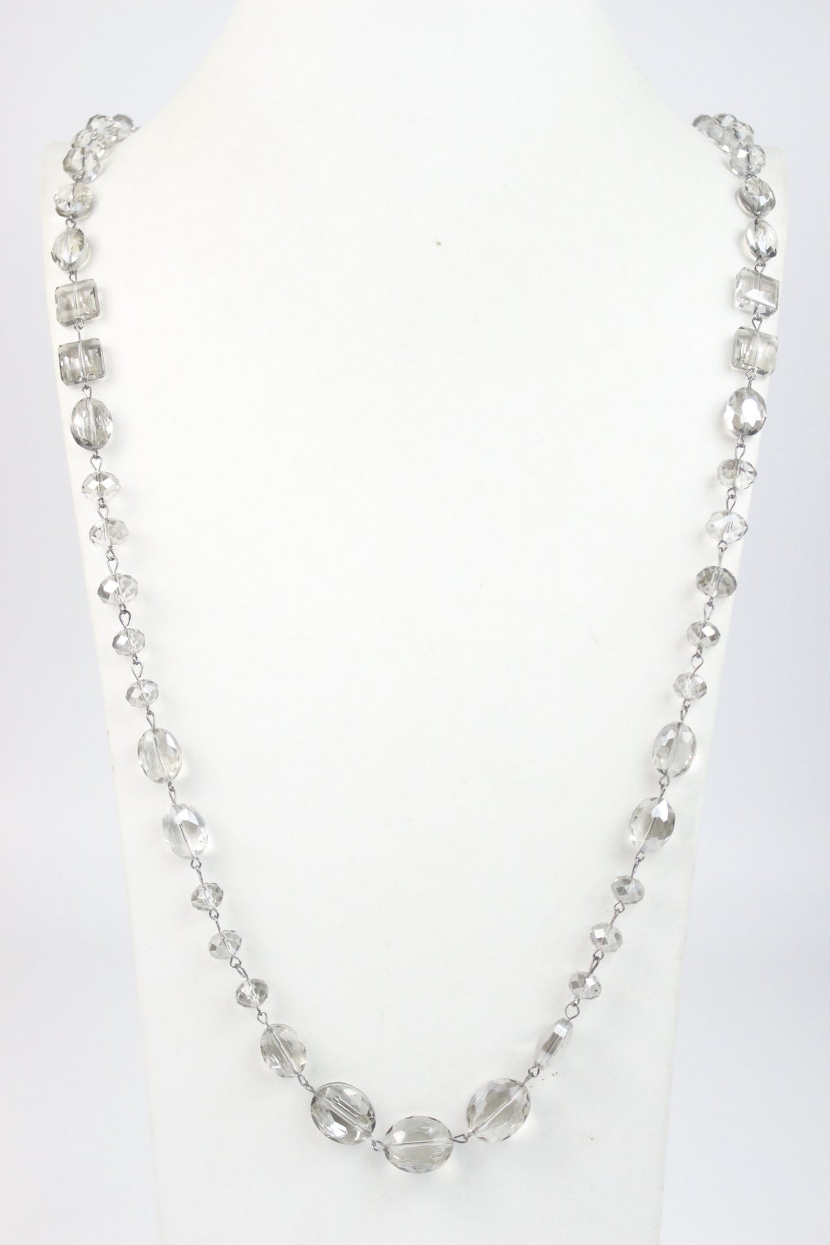 Classic Chandelier Crystal Long Necklace N1130