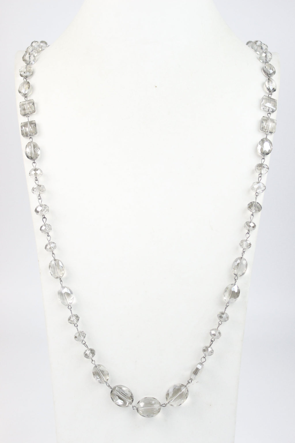 Classic Chandelier Crystal Long Necklace N1130