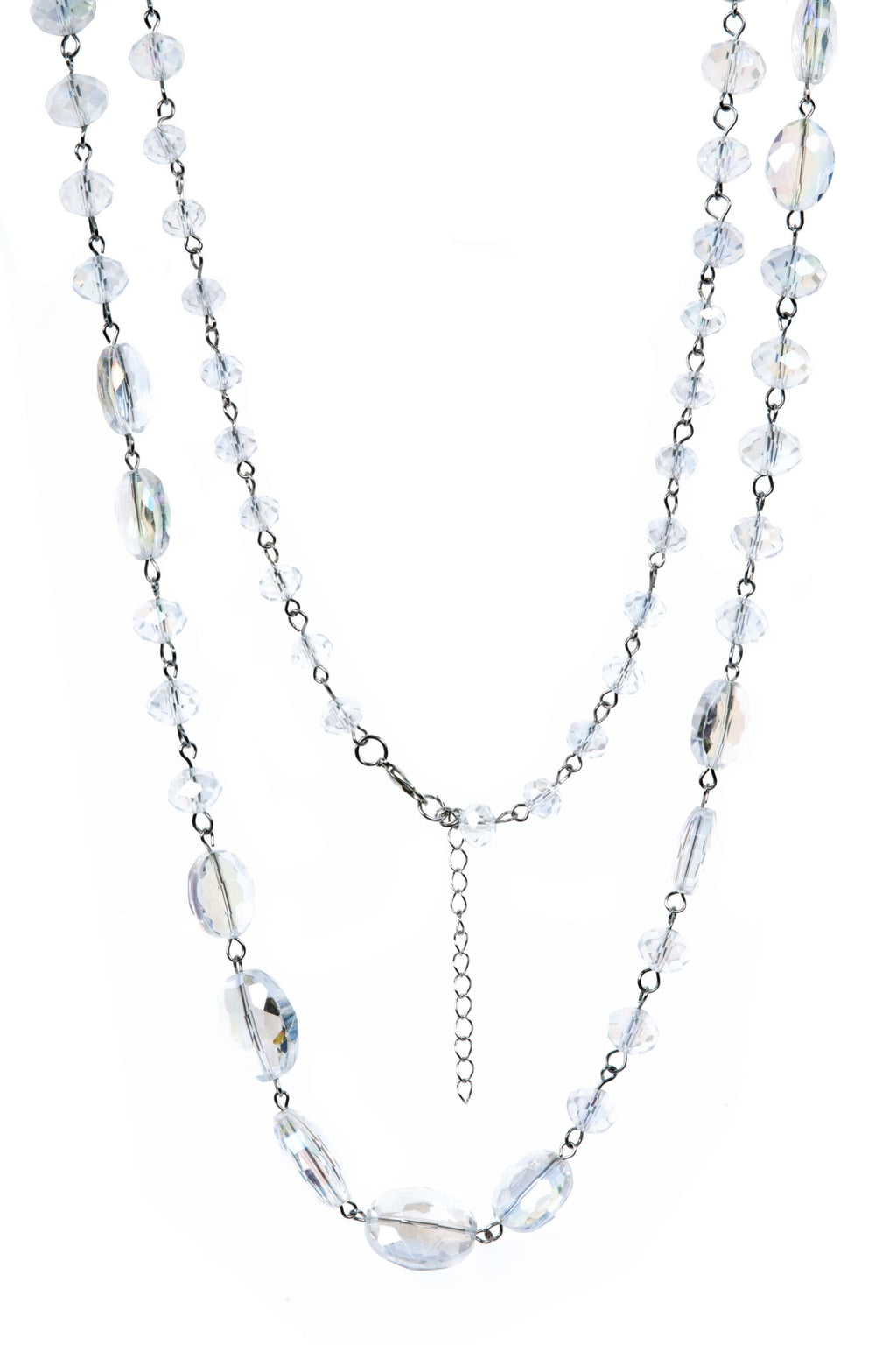 Classic Chandelier Crystal Long Necklace N1130