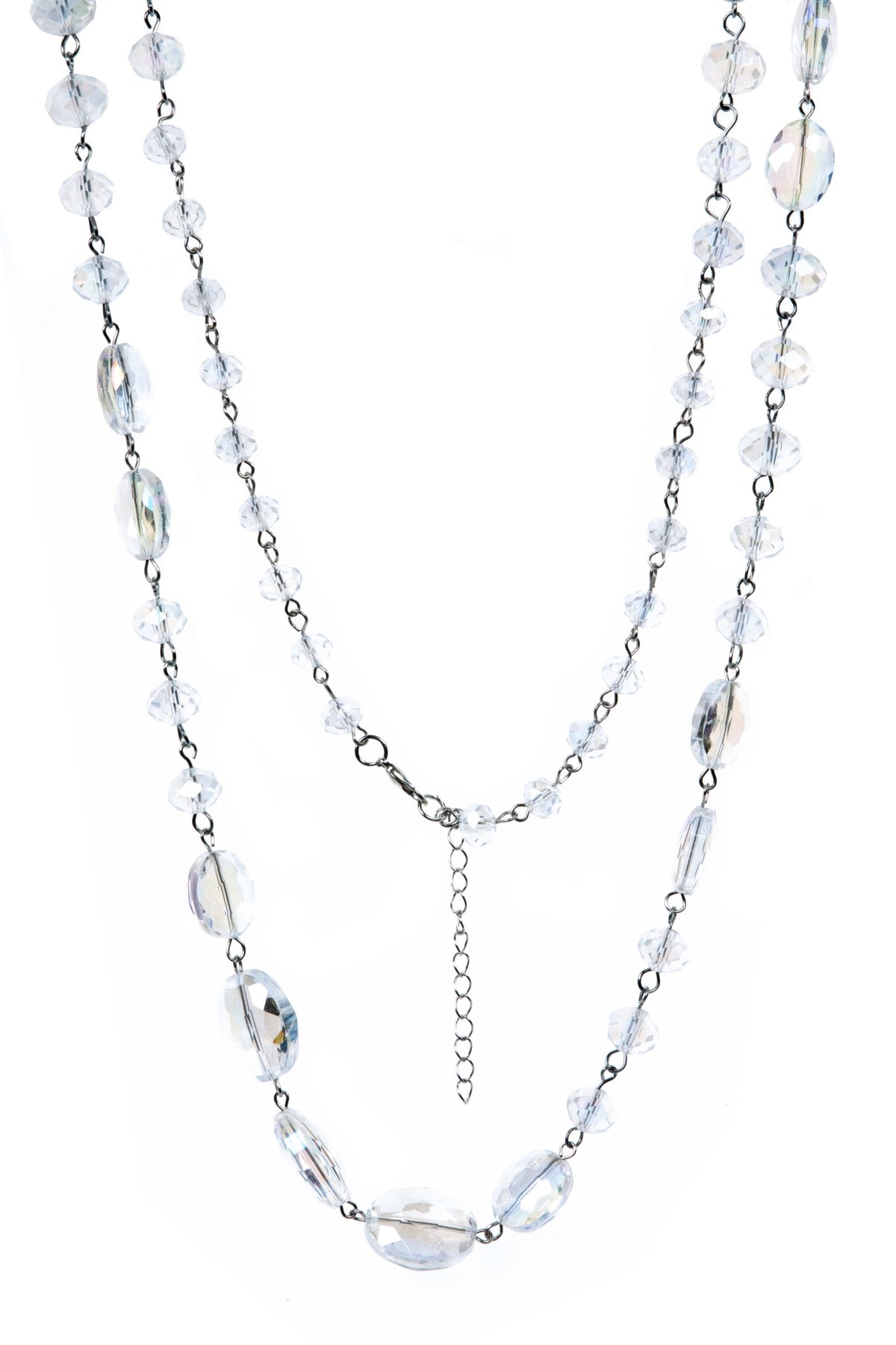 Classic Chandelier Crystal Long Necklace N1130