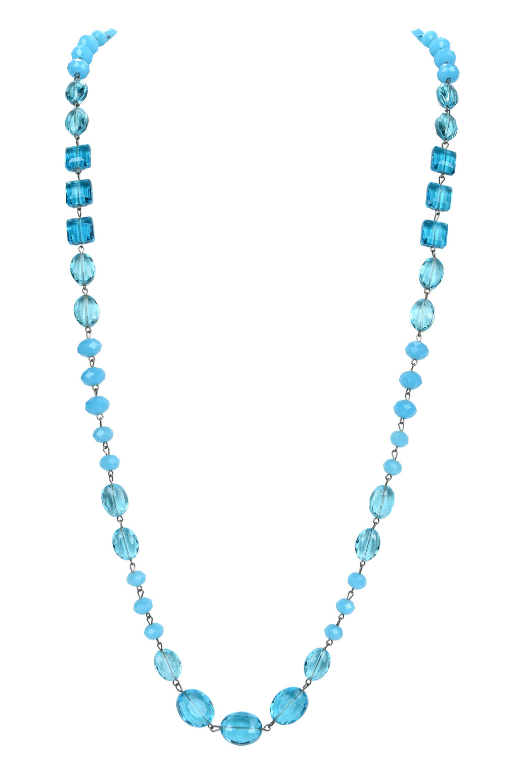Classic Chandelier Crystal Long Necklace N1130