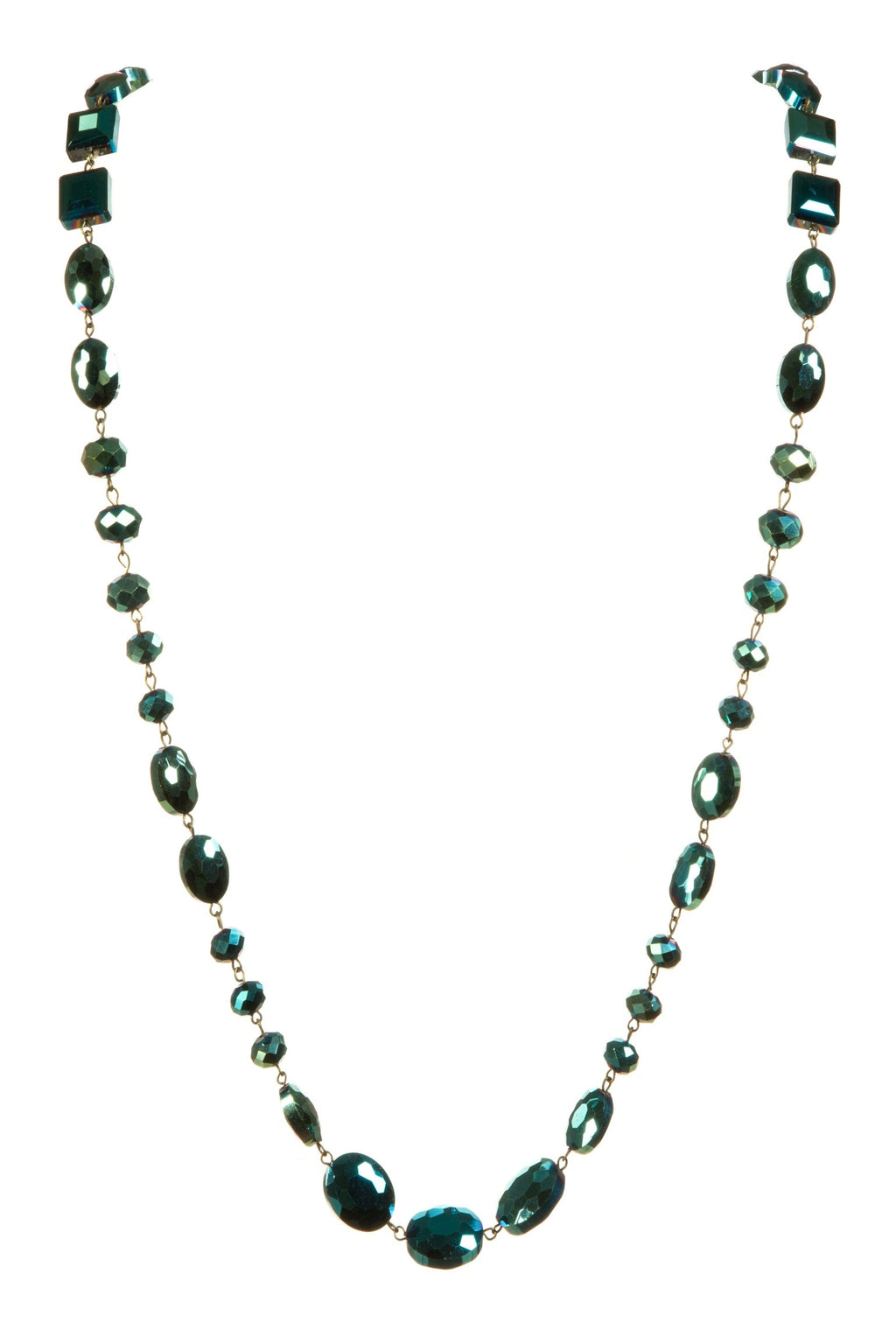 Classic Chandelier Crystal Long Necklace N1130