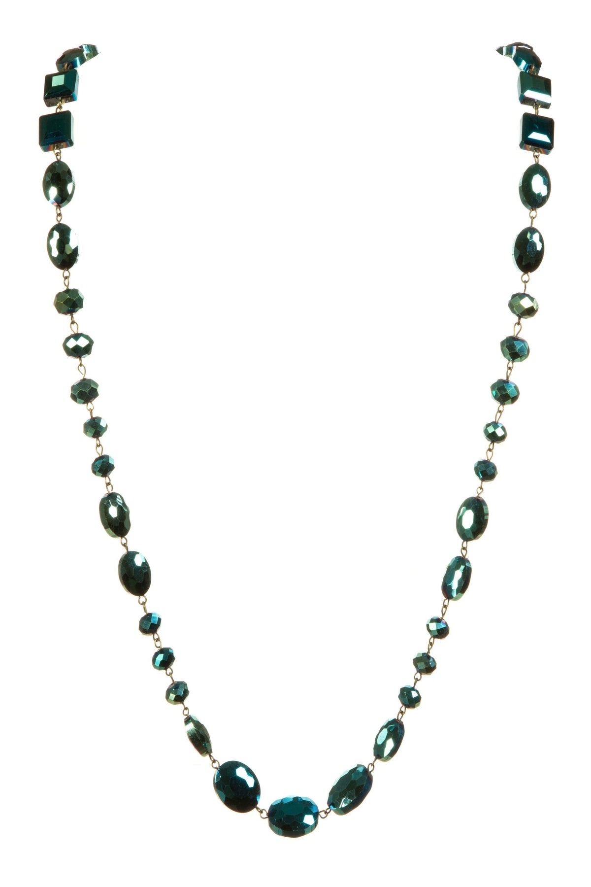 Classic Chandelier Crystal Long Necklace N1130