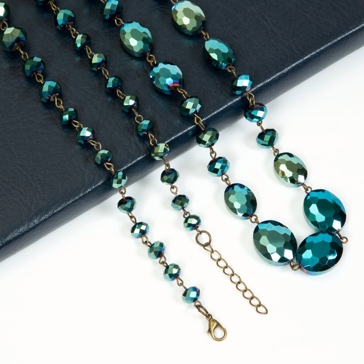Classic Chandelier Crystal Long Necklace N1130