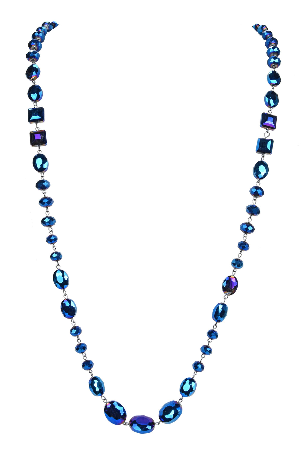 Classic Chandelier Crystal Long Necklace N1130