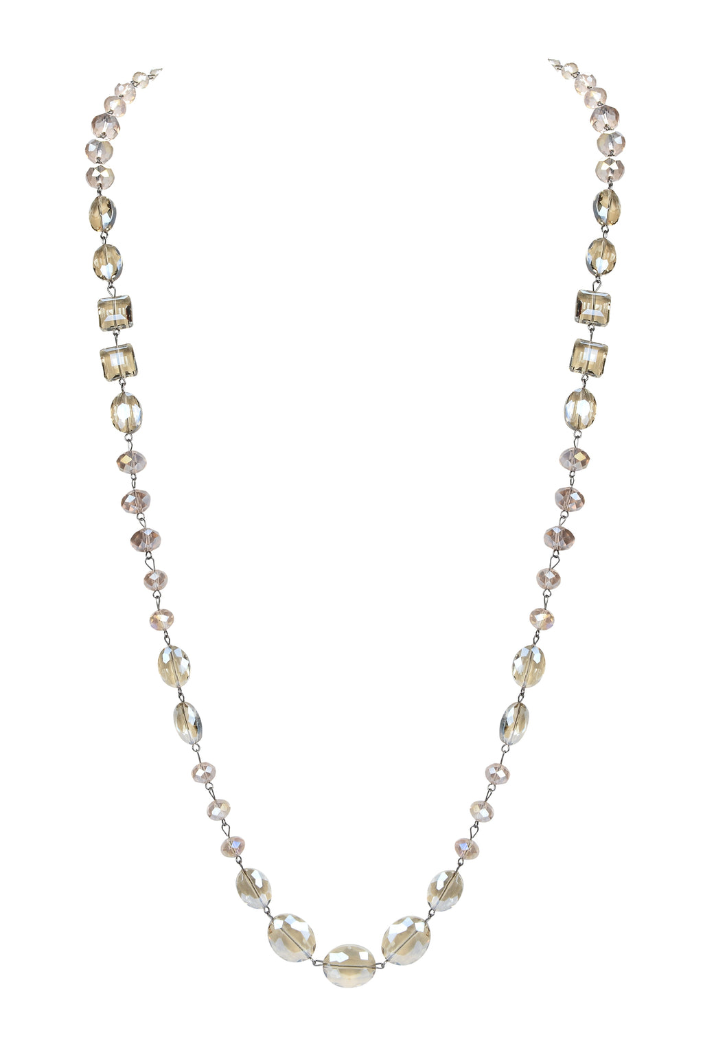 Classic Chandelier Crystal Long Necklace N1130