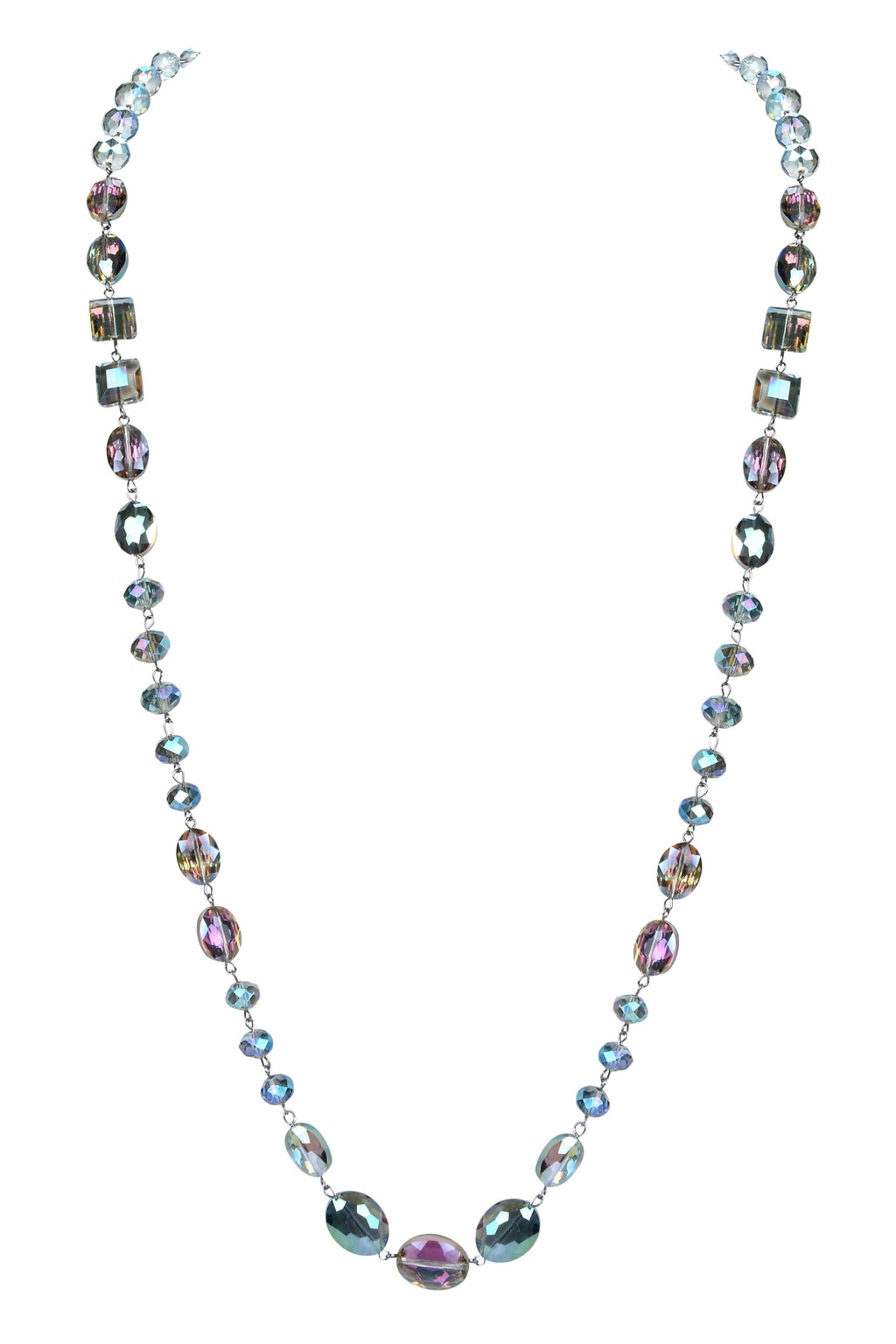 Classic Chandelier Crystal Long Necklace N1130