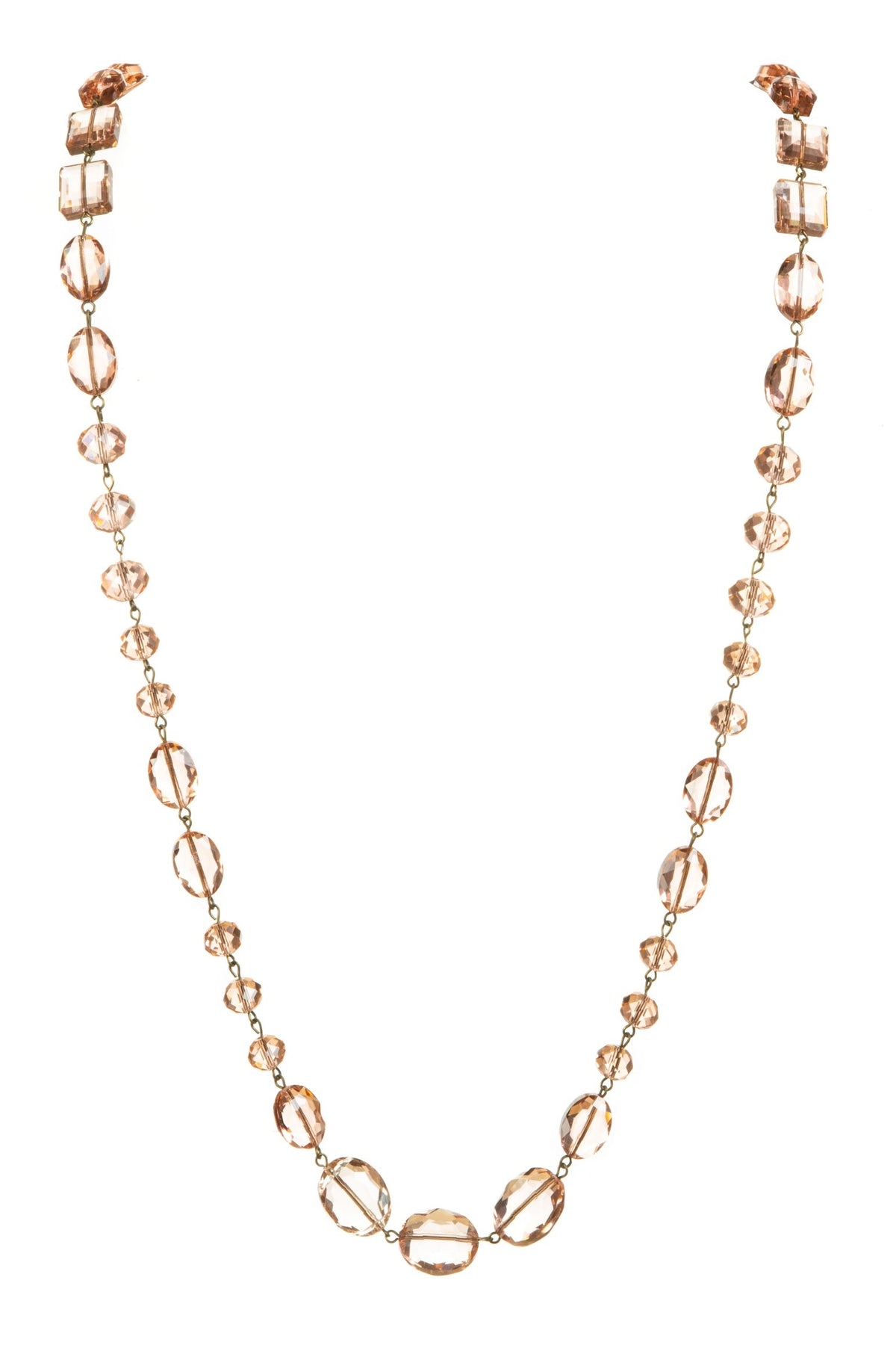 Classic Chandelier Crystal Long Necklace N1130