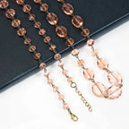 Classic Chandelier Crystal Long Necklace N1130