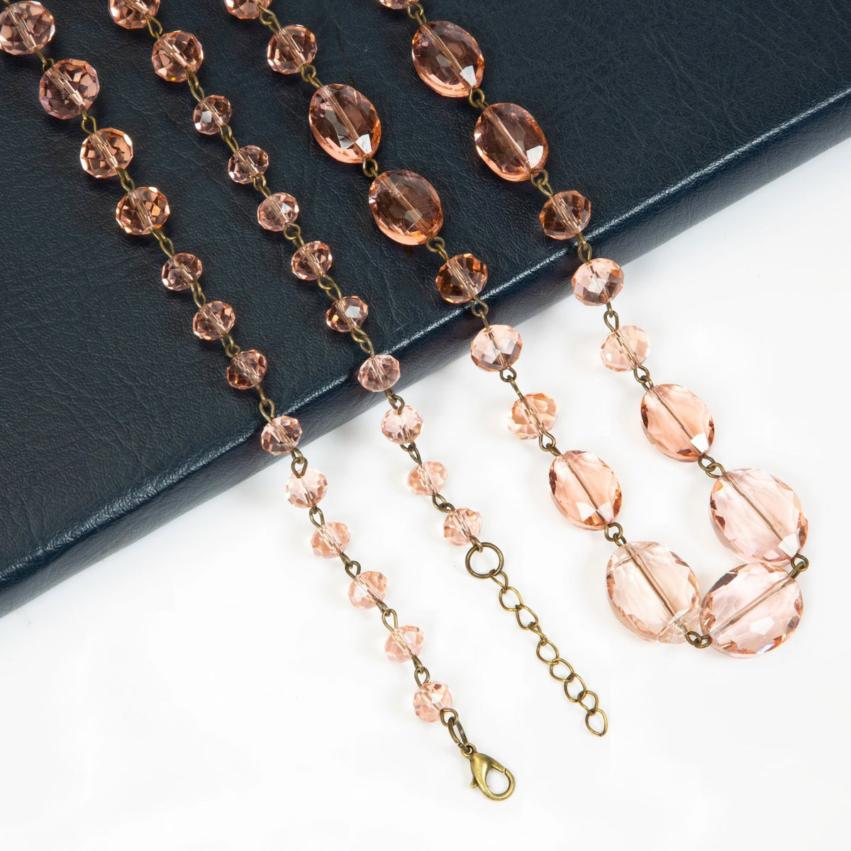 Classic Chandelier Crystal Long Necklace N1130