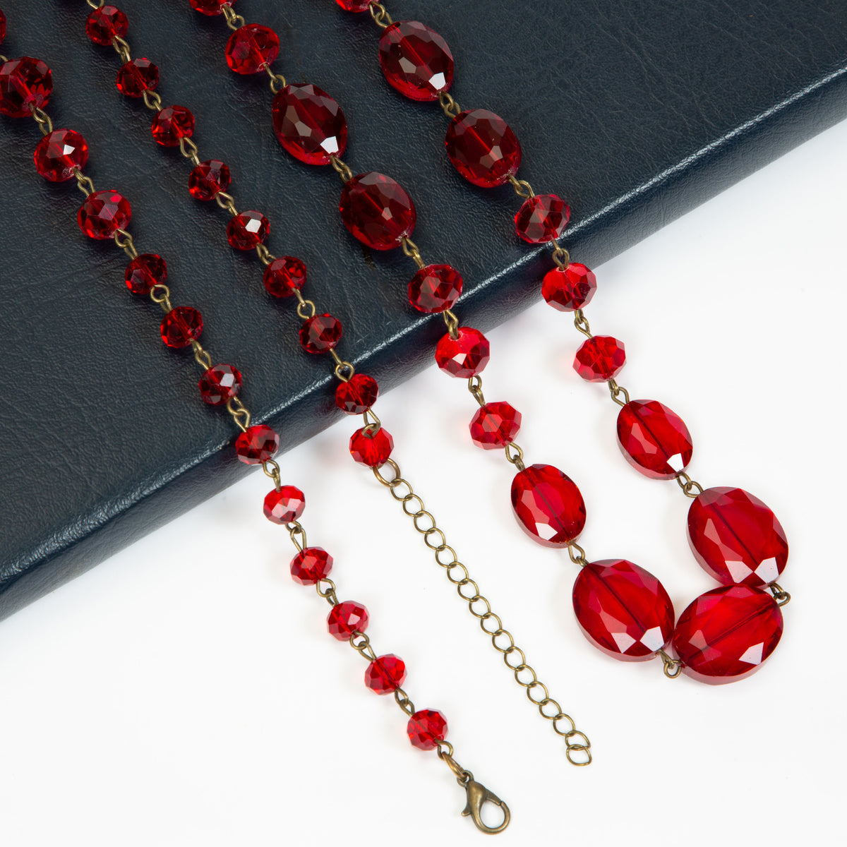 Classic Chandelier Crystal Long Necklace N1130