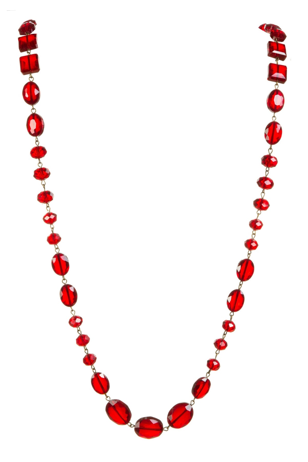 Classic Chandelier Crystal Long Necklace N1130