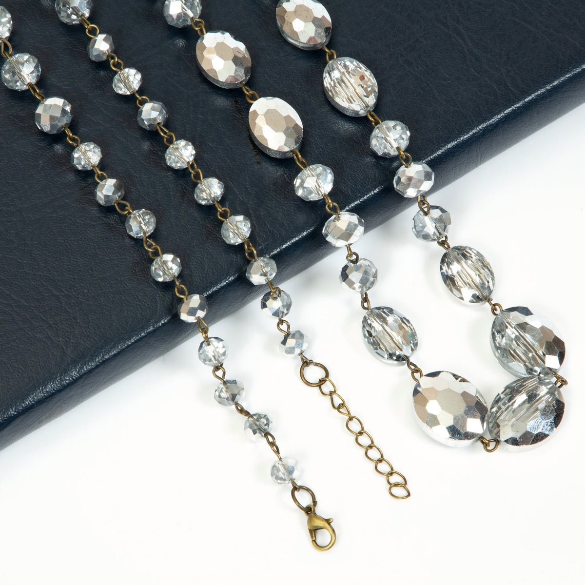 Classic Chandelier Crystal Long Necklace N1130