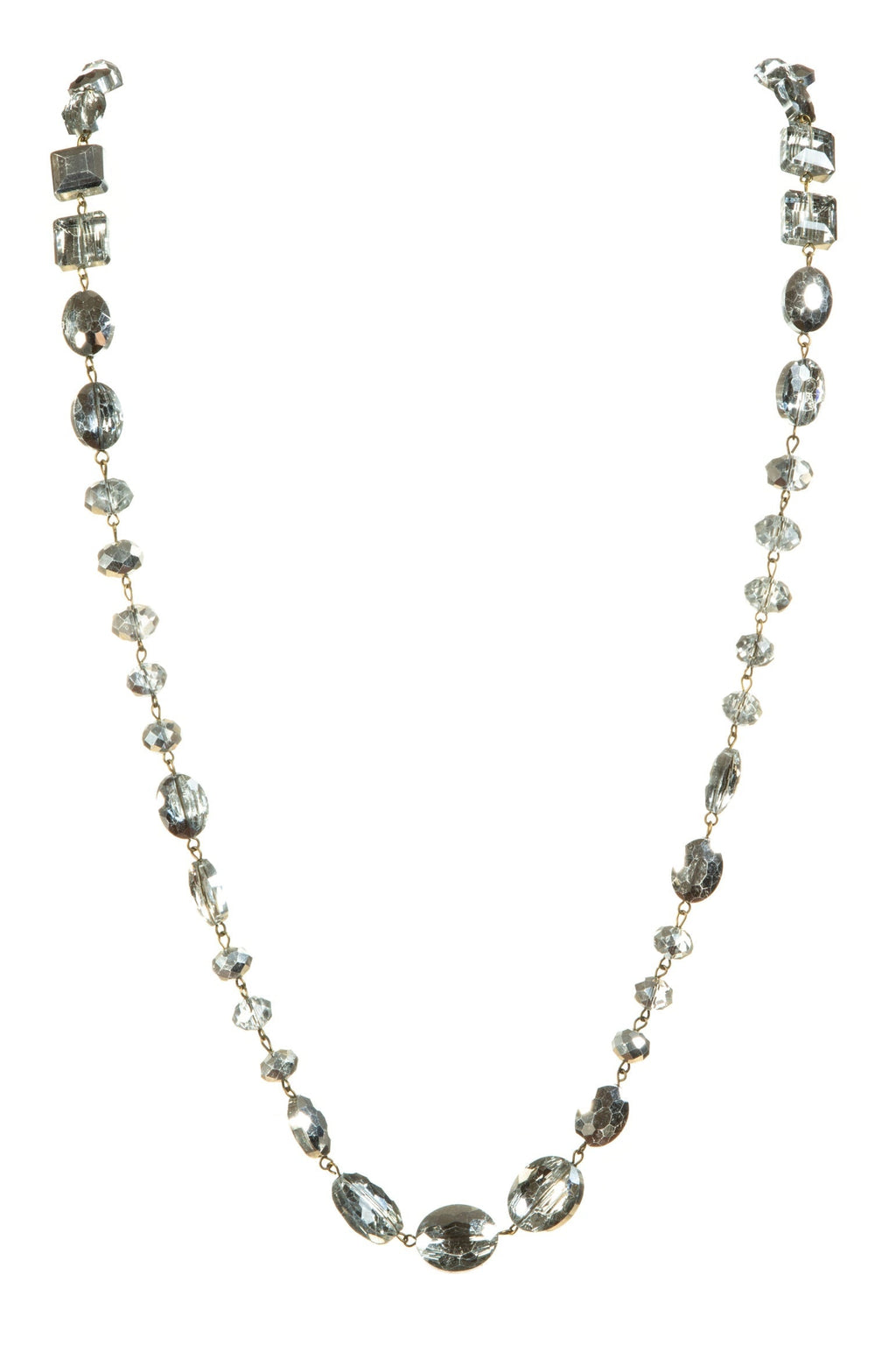 Classic Chandelier Crystal Long Necklace N1130