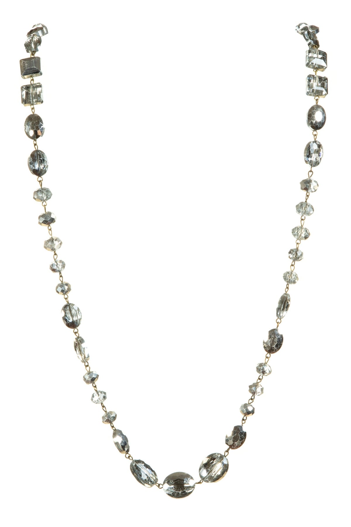 Classic Chandelier Crystal Long Necklace N1130