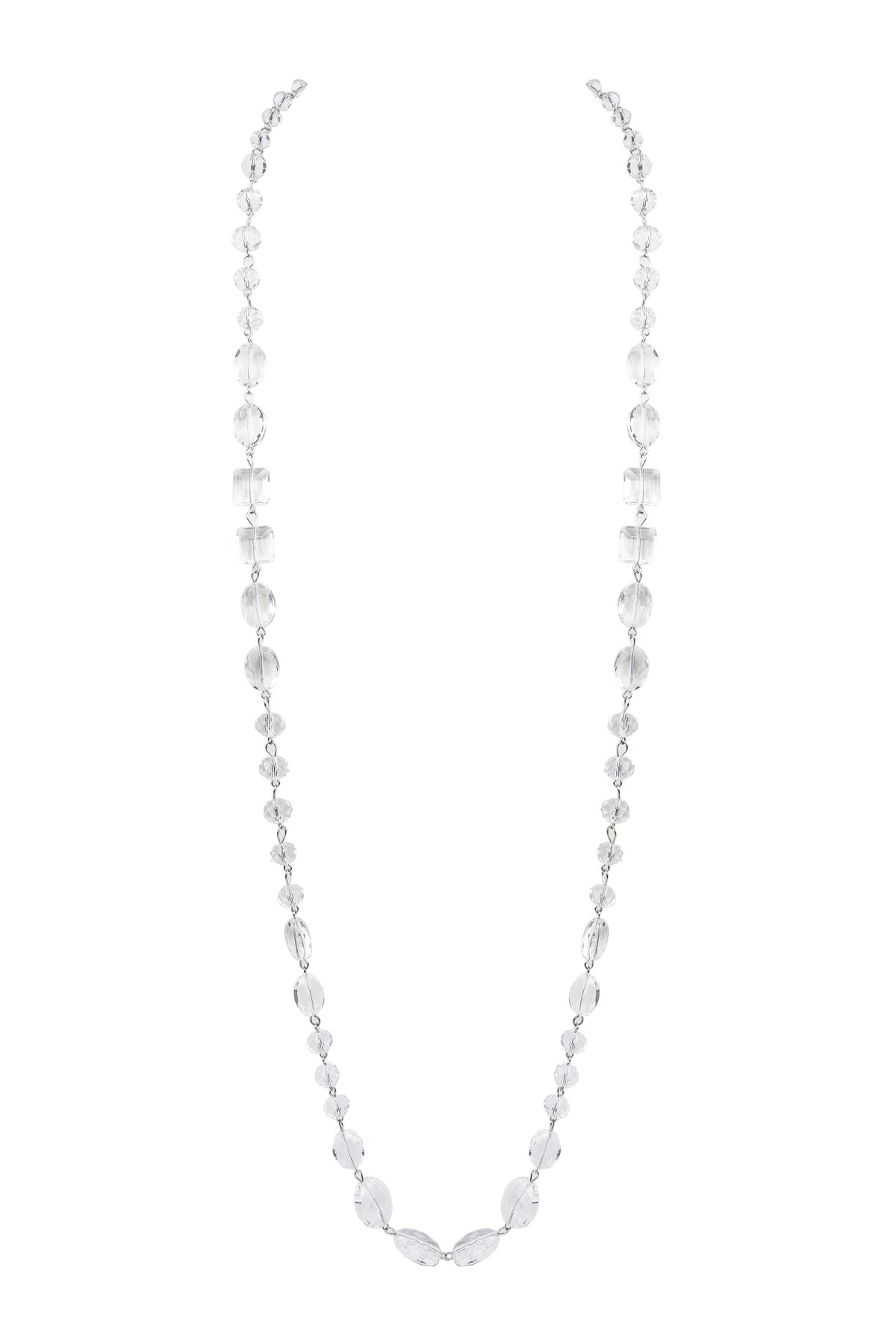 Classic Chandelier Crystal Long Necklace N1130