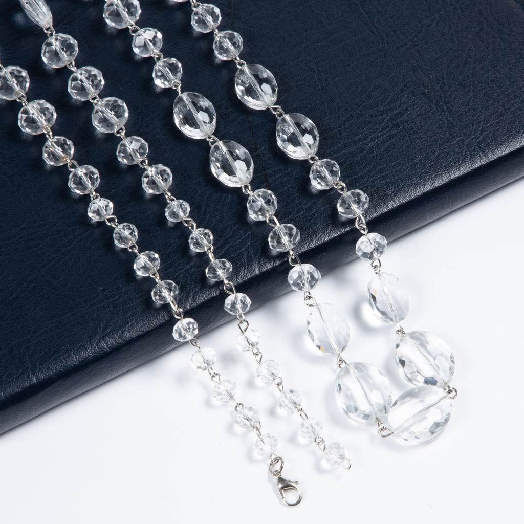 Classic Chandelier Crystal Long Necklace N1130