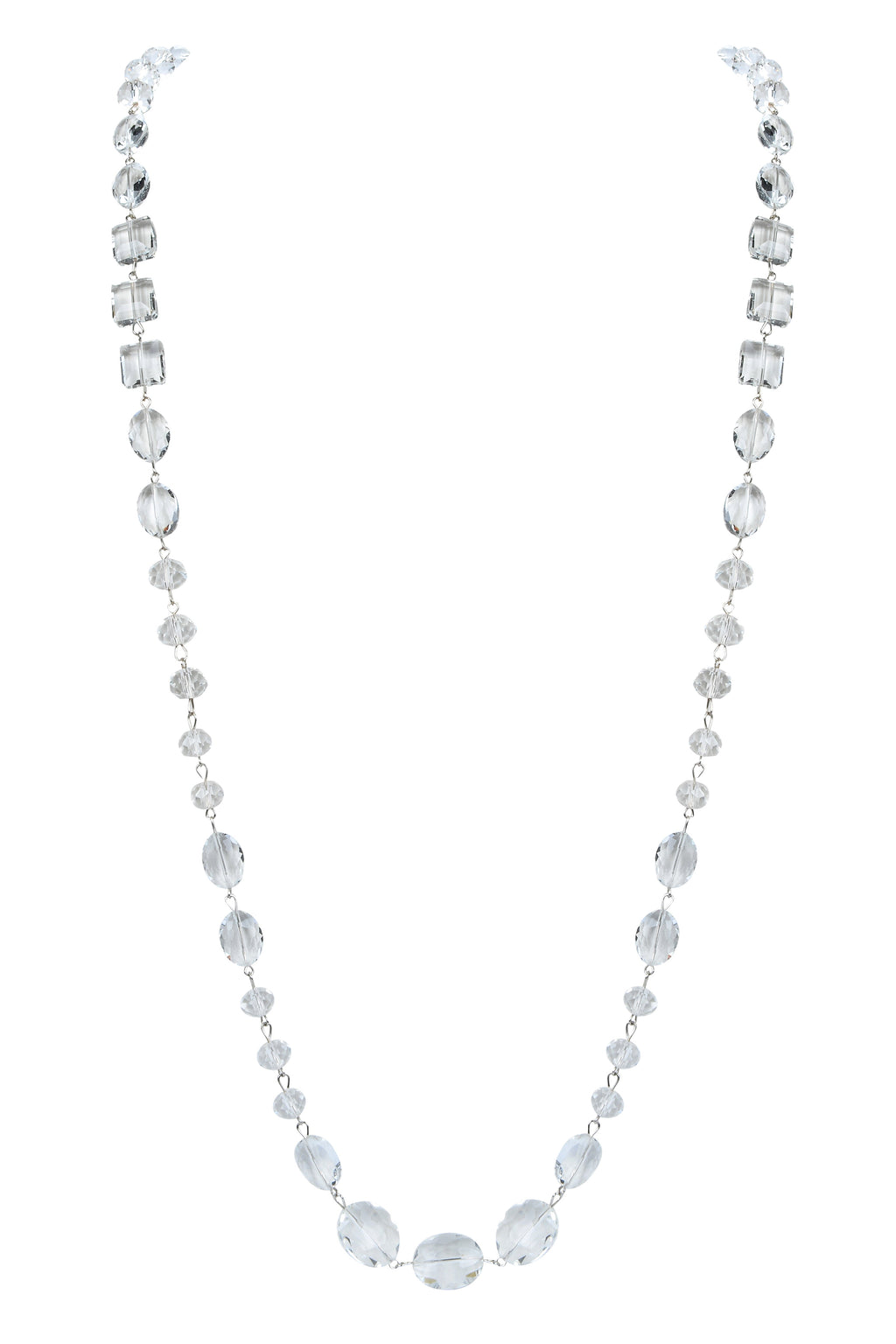 Classic Chandelier Crystal Long Necklace N1130