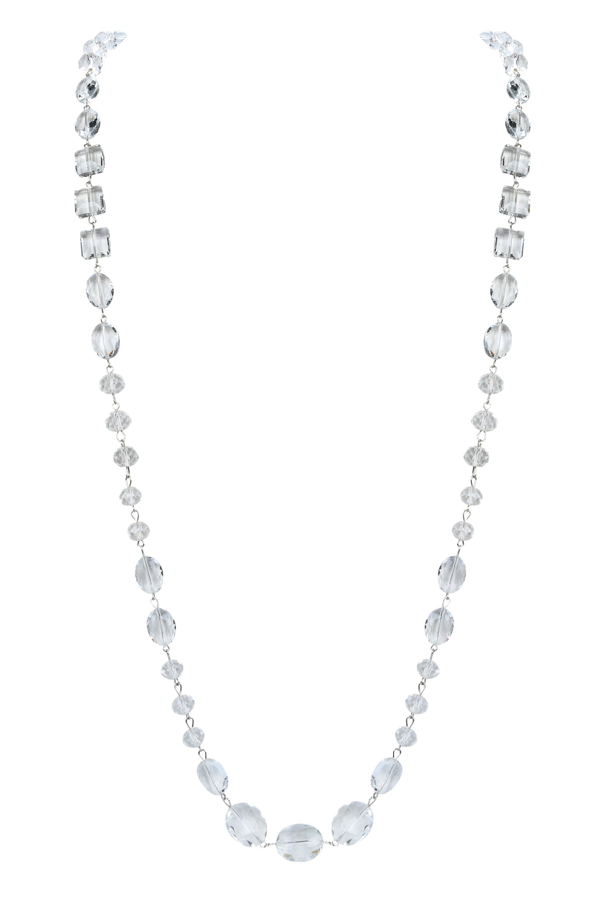 Classic Chandelier Crystal Long Necklace N1130