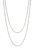 Crystal Beaded Chain Necklace N1163