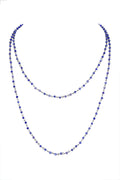 Crystal Beaded Chain Necklace N1163