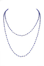 Crystal Beaded Chain Necklace N1163