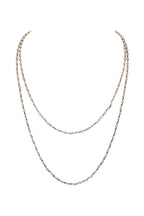 Crystal Beaded Chain Necklace N1163