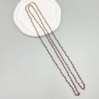 Crystal Beaded Chain Necklace N1163