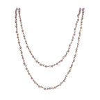 Crystal Beaded Chain Necklace N1163