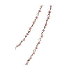 Crystal Beaded Chain Necklace N1163