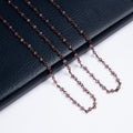 Crystal Beaded Chain Necklace N1163
