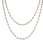 Crystal Beaded Chain Necklace N1163