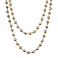 Crystal Beaded Chain Necklace N1163