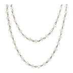 Crystal Beaded Chain Necklace N1163