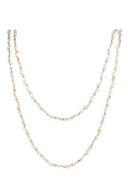 Crystal Beaded Chain Necklace N1163