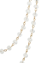 Crystal Beaded Chain Necklace N1163