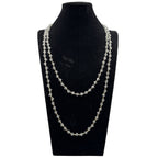 Crystal Beaded Chain Necklace N1163