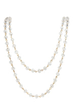 Crystal Beaded Chain Necklace N1163