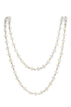 Crystal Beaded Chain Necklace N1163