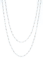 Crystal Beaded Necklaces N1163-116-WH