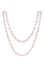 Crystal Beaded Chain Necklace N1163