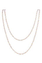 Crystal Beaded Chain Necklace N1163