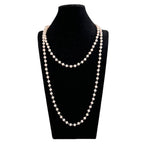 Crystal Beaded Chain Necklace N1163