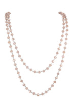 Crystal Beaded Chain Necklace N1163