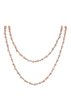 Crystal Beaded Chain Necklace N1163