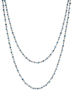 Crystal Beaded Chain Necklace N1163