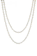 Crystal Beads Chain Necklace N1163-133-CR